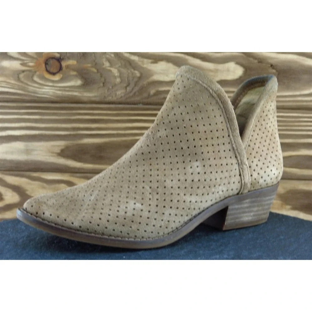Lucky Brand Boot 6 M Brown Leather Pull On Women Kambry